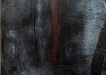 Darkness prevails in this moody acrylic painting by Toronto contemporary artist Lynne Fernie. Image 5