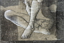 This contemporary figurative painting of a nude female is by an Asian artist. Image 6