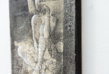 This contemporary figurative painting of a nude female is by an Asian artist. Image 5