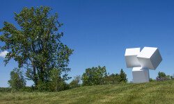 This powerful minimalist outdoor sculpture is by Marc Plamondon. Image 11