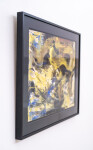 This contemporary abstract painting on paper is from iconic artist Marcelle Ferron. Image 3