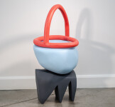 Quebec artist Marie-Ève Fréchette’s esoteric modern sculptures feature bold, clean lines and fresh colours. Image 4