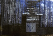 A moonlit barn glows in this emotive c-print by Mark Bartkiw. Image 5