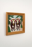 Nova Scotia’s beloved folk artist, Maud Lewis often depicted oxen in her charming oil paintings. Image 4