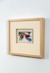 This rare watercolour folk art painting was one of a series of Christmas cards created by Maud Lewis. Image 2