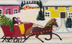 Importantly, both cards were in the 1997 travelling exhibition, The Illuminated Life of Maud Lewis. Image 5