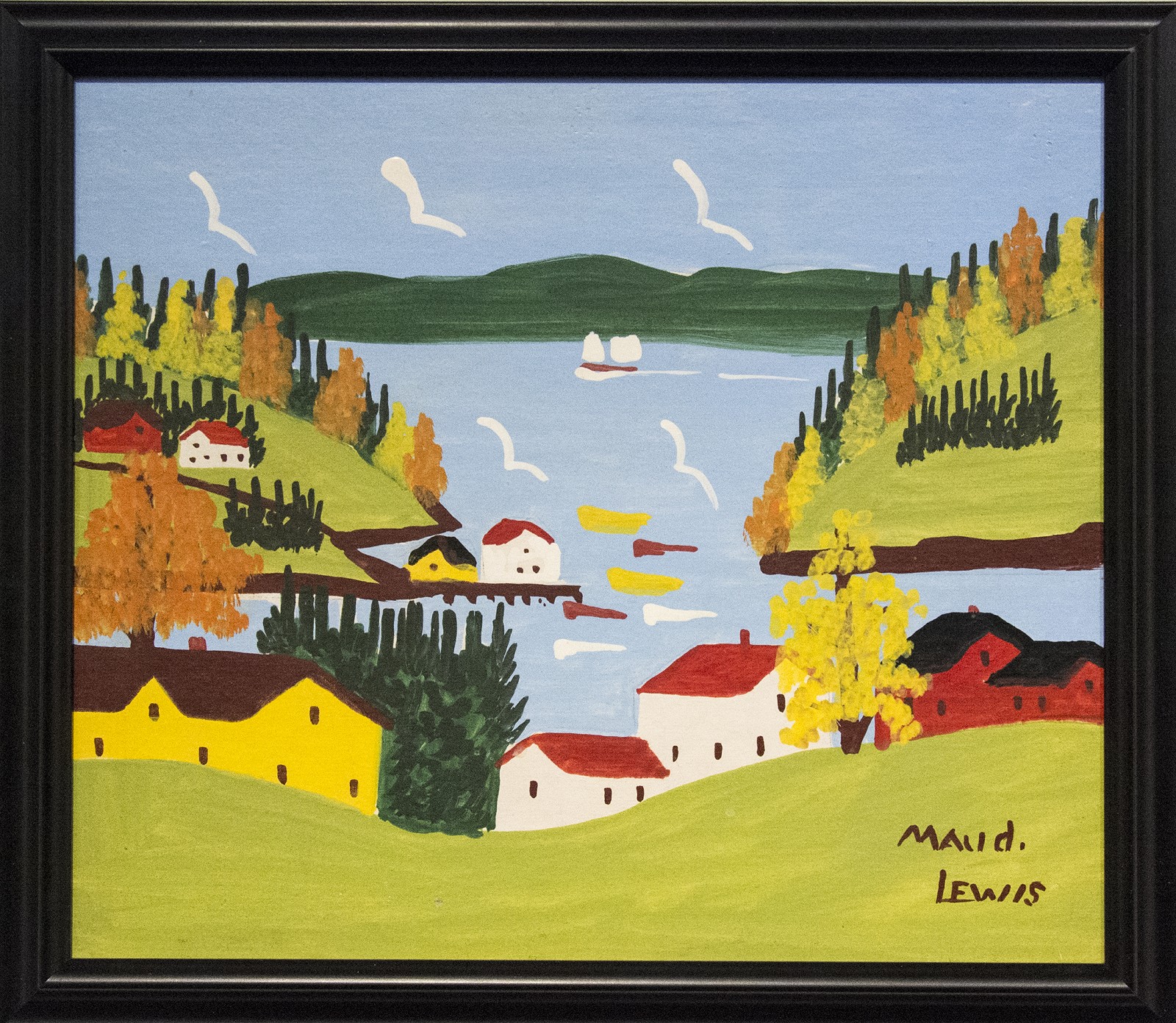 Sandy Cove In Fall Low Tide By Maud Lewis Oeno Gallery