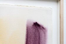 This contemporary abstract acrylic painting on paper is by Milly Ristvedt. Image 9