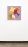 This colourful acrylic abstract painting by Milly Ristvedt is geometric in form. Image 9
