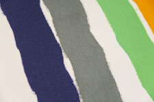 This large contemporary abstract painting by Milly Ristvedt is one of her colourful ribbons series. Image 9