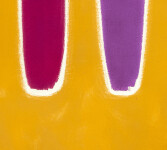 This abstract contemporary painting by Milly Ristvedt is all about colour. Image 9