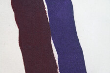 This large contemporary abstract painting by Milly Ristvedt is one of her colourful ribbons series. Image 7