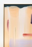 This large abstract acrylic painting by Milly Ristvedt has a pastel palette. Image 6