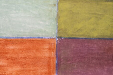 This colourful contemporary pastel on paper in grid form is by Milly Ristvedt. Image 5