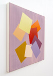 This colourful acrylic abstract painting by Milly Ristvedt is geometric in form. Image 3