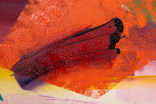 This contemporary abstract colourful oil painting is by Milly Ristvedt. Image 6