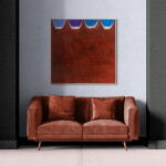 This abstract contemporary painting by Milly Ristvedt is all about colour. Image 9