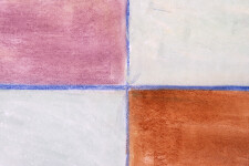 This colourful contemporary pastel on paper in grid form is by Milly Ristvedt. Image 8