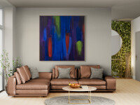 This contemporary abstract painting is by Milly Ristvedt, one of Canada’s most important artists. Image 12