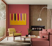 This abstract contemporary painting by Milly Ristvedt is all about colour. Image 10