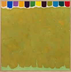 This abstract contemporary painting by Milly Ristvedt is all about colour.