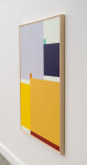This contemporary abstract painting by Milly Ristvedt is expressed in geometric form. Image 4