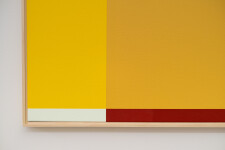 This contemporary abstract painting by Milly Ristvedt is expressed in geometric form. Image 5