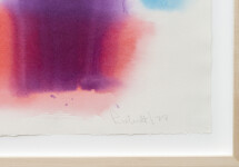 This large acrylic abstract painting is a diptych by Milly Ristvedt. Image 7