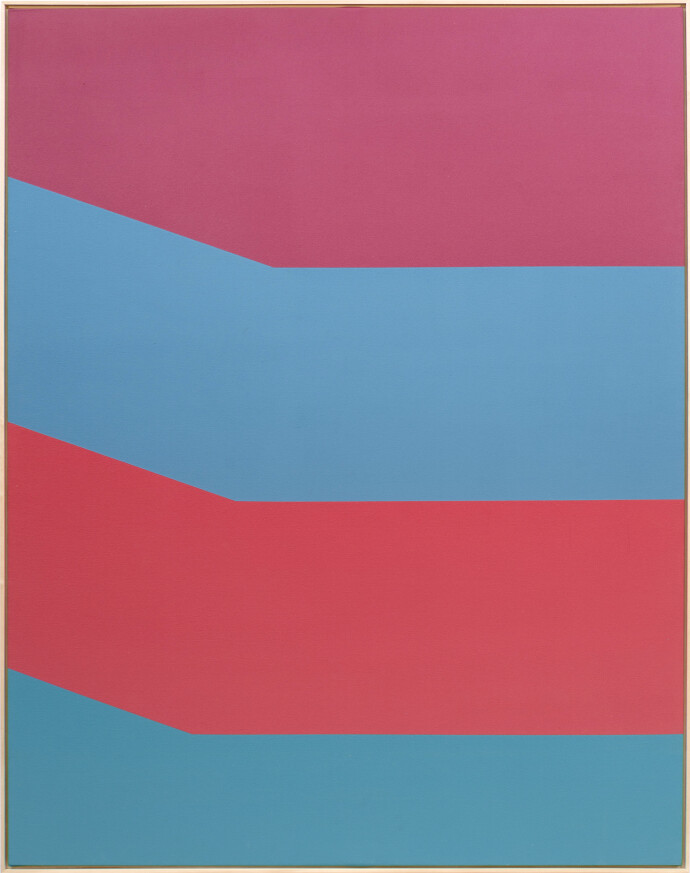 In bold colours and striking form, Milly Ristvedt created a stunning series of colour field paintings.