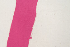 This large contemporary abstract painting by Milly Ristvedt is one of her colourful ribbons series. Image 5