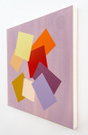 This colourful acrylic abstract painting by Milly Ristvedt is geometric in form. Image 8