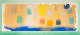 This contemporary colourful abstract painting was created by Milly Ristvedt. Image 5