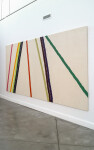 This large contemporary abstract painting by Milly Ristvedt is one of her colourful ribbons series. Image 3