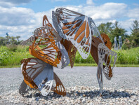 The provocative award-winning sculptures of Nicholas Crombach explore a narrative that challenges the complex dynamic of human and animal re… Image 4