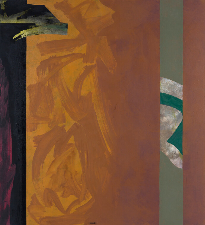 This contemporary abstract landscape is by Otto Rogers.