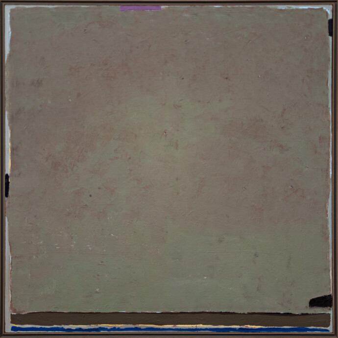 This contemporary abstract acrylic landscape is by Otto Rogers.