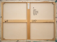 This contemporary abstract mixed media piece is by Otto Rogers. Image 12