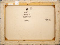 This contemporary abstract mixed media piece is by Otto Rogers. Image 3