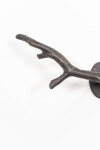 This contemporary indoor bronze figurative sculpture of a male is designed to be mounted on the wall. Image 5