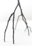 This contemporary figurative tabletop sculpture is forged in bronze. Image 7