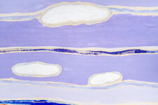 Pat Service has captured the big sky and wide-open spaces of the prairie in this charming colourful landscape. Image 7