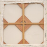 This minimalist abstract landscape painting of a lake at night is by Pat Service. Image 9