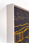 This minimalist oil abstract painting features a country landscape. Image 9