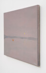 This minimalist oil abstract landscape painting of a lake at dusk is by Pat Service. Image 4