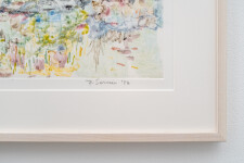 Pat Service celebrates the fresh, soft colours of a spring garden in this pretty impressionistic landscape. Image 5