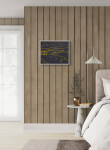 This minimalist oil abstract painting features a country landscape. Image 11