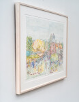 Pat Service celebrates the fresh, soft colours of a spring garden in this pretty impressionistic landscape. Image 3