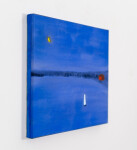 This contemporary abstract landscape of a sailboat at night is by Pat Service. Image 3