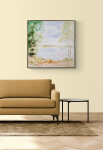 This acrylic landscape by Pat Service captures a lakeside view in summer. Image 9