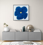 In a gorgeous deep blue, Pat Service has captured the essence of a single bloom. Image 10